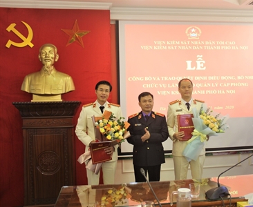 Lễ công bố và trao Quyết định điều động, bổ nhiệm chức vụ lãnh đạo quản lý...